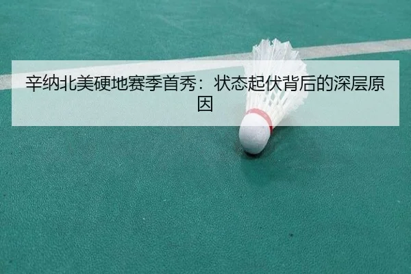 辛纳北美硬地赛季首秀：状态起伏背后的深层原因